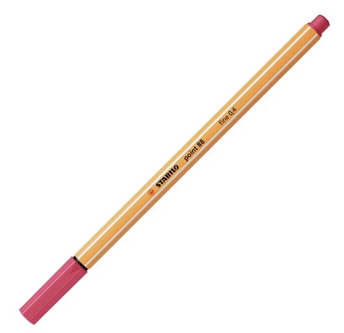 Caneta Hidrográfica Point 88 Stabilo Morango 0.4mm 88/49 469312
