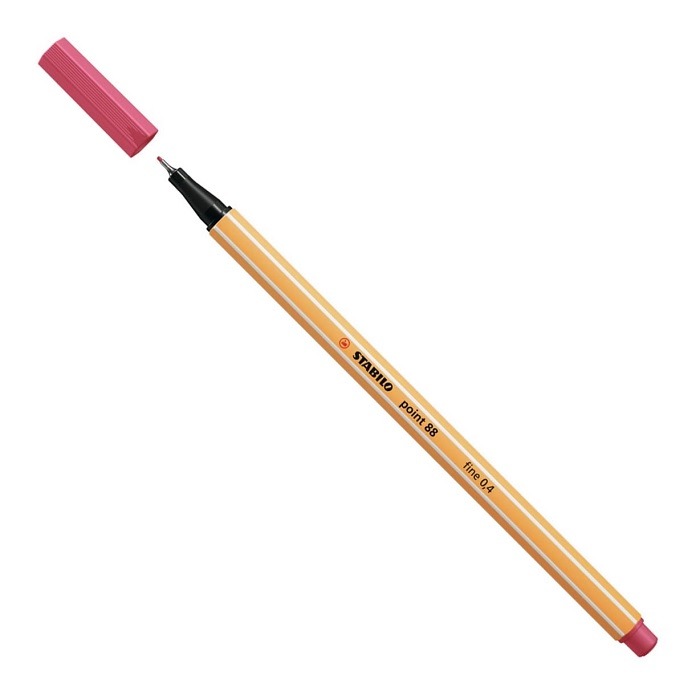 Caneta Hidrográfica Point 88 Stabilo Morango 0.4mm 88/49 469312 - Imagem 2