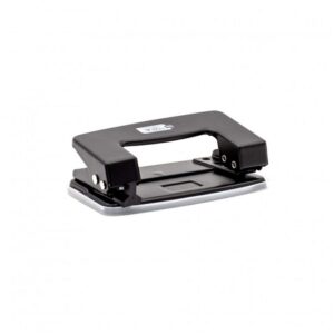 Perfurador De Papel Metal 12 Folhas Preto 5011019 Onda