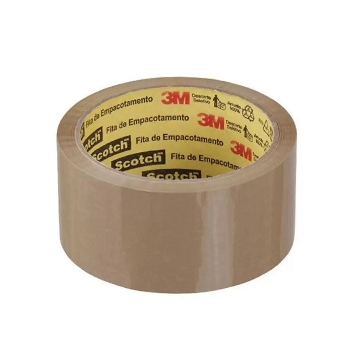 Fita 3m Empacotamento Scotch 45x45 Marrom