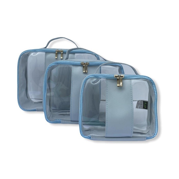 Kit Nécessaire Fizz Trio Organizador Cristal 03 Peças Sortidos - Imagem 2