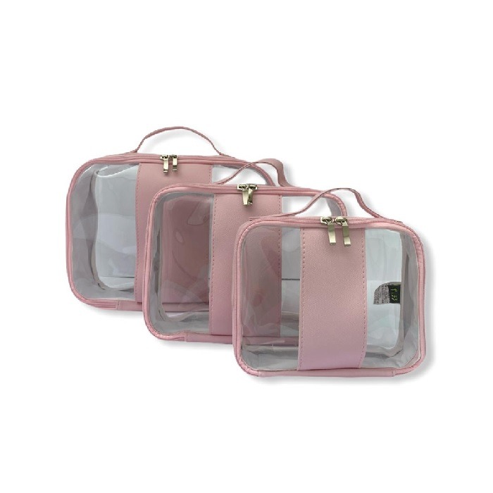 Kit Nécessaire Fizz Trio Organizador Cristal 03 Peças Sortidos - Imagem 5