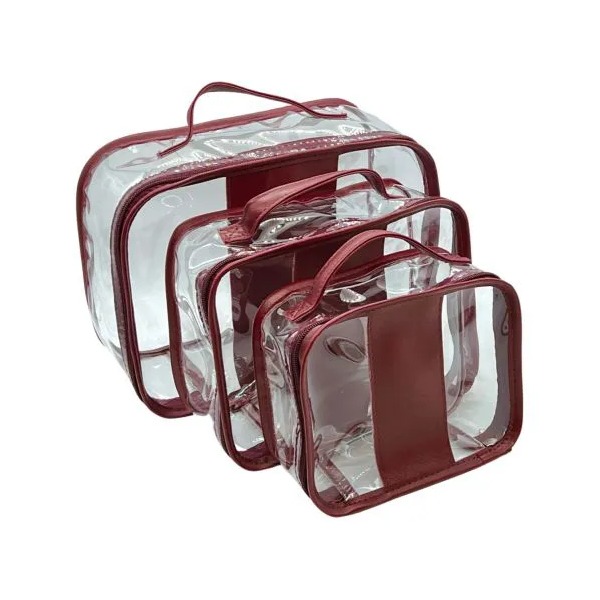 Kit Nécessaire Fizz Trio Organizador Cristal 03 Peças Sortidos - Imagem 7