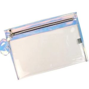 Nécessaire Fizz Case Coração Holográfico 20,5x30cm