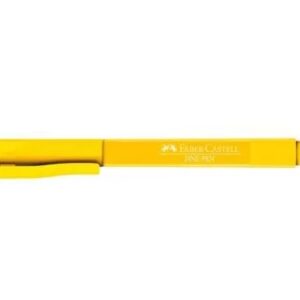 Caneta Faber-Castell Indelével Fine Pen 0.4 Pastel Amarelo