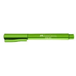 Caneta Faber-Castell Indelével Fine Pen 0.4 Fluor Verde