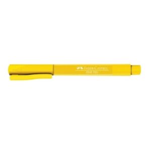 Caneta Faber-Castell Indelével Fine Pen 0.4 Amarelo 818