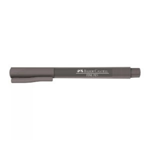 Caneta Faber-Castell Indelével Fine Pen 0.4 Cinza Claro 924
