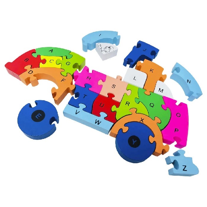 Brinquedo Educativo Quebra-cabeça Infantil - Carro