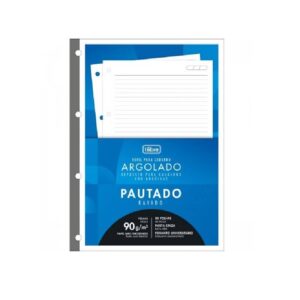Bloco Fichario Academie Tiliflex Pautado Rayado 80fls 90grs Tilibra 341878
