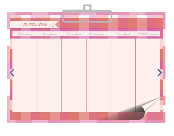 Prancheta 3B Joy Prendedor Metal 12 Folhas Horizontal