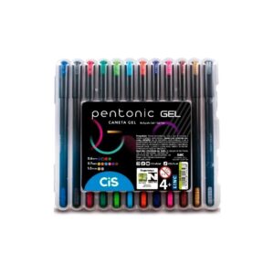 Caneta Gel CIS Pentonic 12 Cores 562202