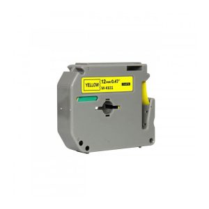 Fita Para Rotulador M-K631 12mm 8mts Preto/Amarelo Masterprint 222060011