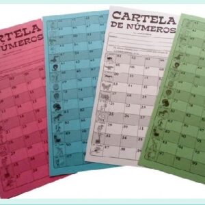 Cartela Rifa Bichos 100 Números