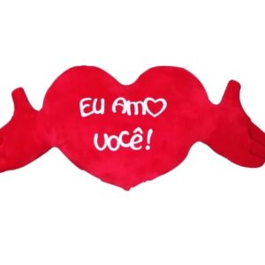 Pelúcia Almofada Coração Eu Amo Você 105cm