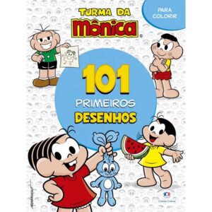 Livro Infantil 101 Primeiros Desenhos Para Colorir Turma Da Mônica Ciranda Cultural