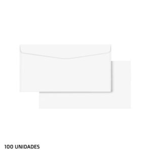 Envelope Oficio Sem Rpc Cof320 114x229 Branco Scrity Cx100 Pl0418