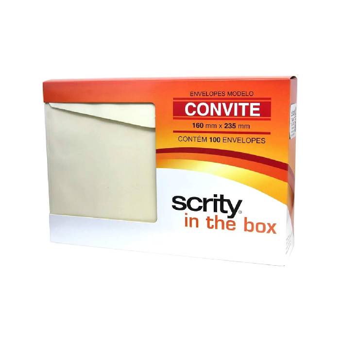 Envelope Oficio Sem Rpc Cof320 114x229 Branco Scrity Cx100 Pl0418 - Imagem 2