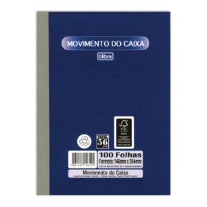 Livro Movimento Caixa 1/4 100 Folhas Tilibra 156540