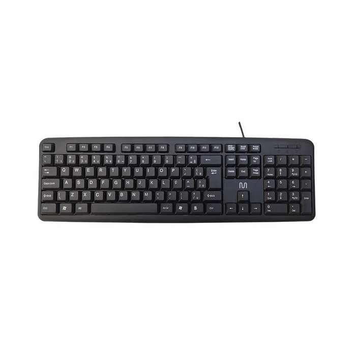 Teclado USB Slim TF300 Básico Preto Multilaser TC065