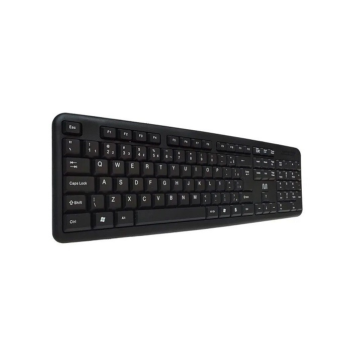 Teclado USB Slim TF300 Básico Preto Multilaser TC065 - Imagem 3