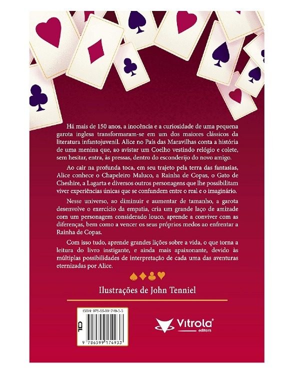 Livro Literatura Alice No Pais Das Maravilhas Editora Vitrola 93471 - Imagem 2