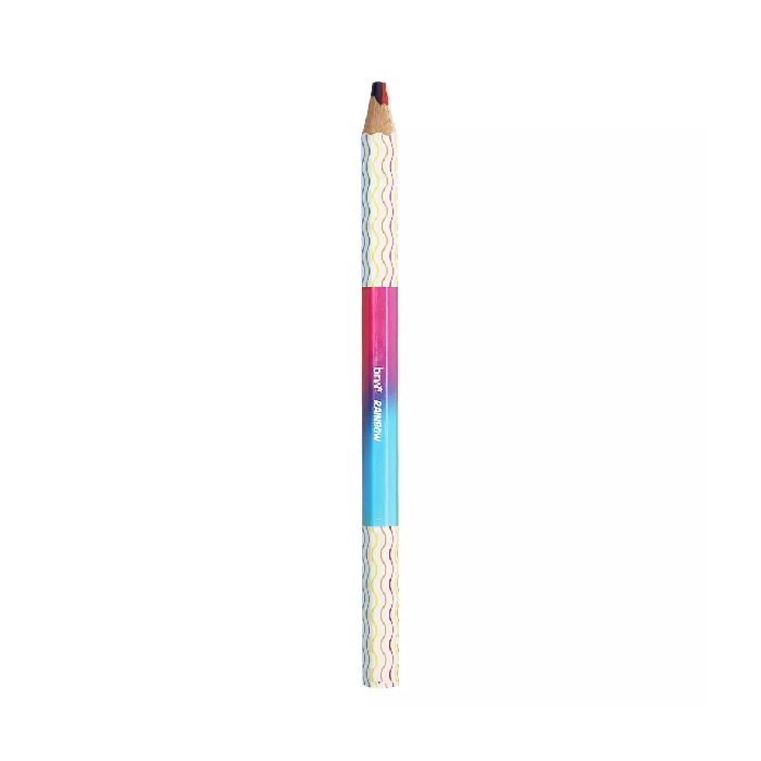 Lápis De Cor Multi Color Rainbow BRW LP0001