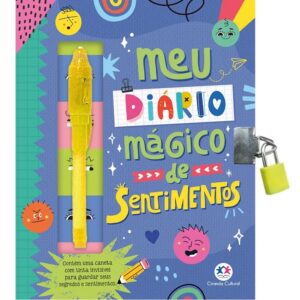 Diário Com Chave Mágico De Sentimentos Com Caneta Mágica Ciranda Cultural