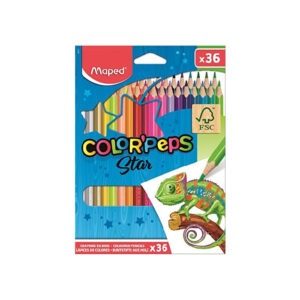 Lápis De Cor Maped 36 Cores Color Peps Star 832017