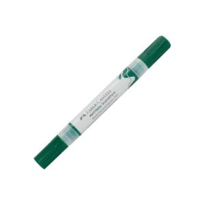 Caneta Faber-Castell Multi Mark Dual Marcador Criativo 2 Pontas Verde Escuro