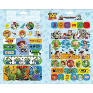 Adesivo Toy Story Duplo 01 Folhas Tilibra 348848