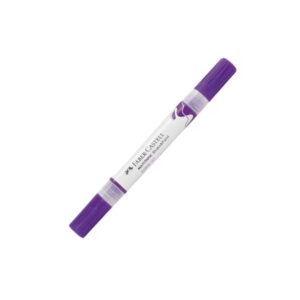Caneta Faber-Castell Multi Mark Dual Marcador Criativo 2 Pontas Violeta