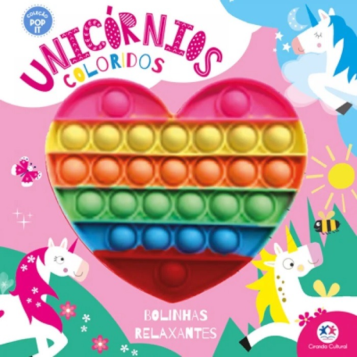 Livro Infantil Unicórnios Coloridos Ciranda Cultural