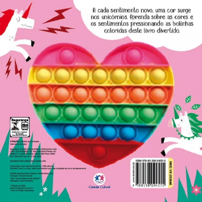 Livro Infantil Unicórnios Coloridos Ciranda Cultural - Imagem 2