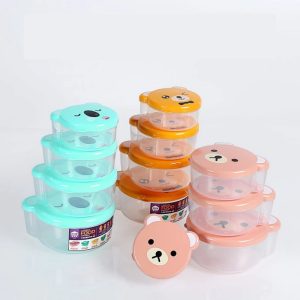 Kit Marmita Urso 4 Potes Sortidos Isanog IS4156