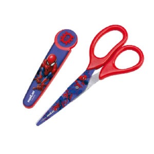 Tesoura Escolar Molin Homem-Aranha Com Protetor 16080
