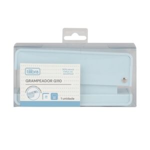Grampeador Mesa G110 Azul 20 Folhas Blistado Tilibra 352390