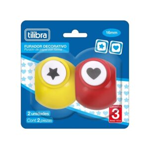 Perfurador Tilibra Decorativo 16mm 02 Unidade 353515