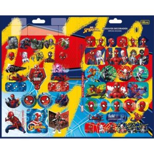 Adesivo Spider Man Duplo 01 Folhas Tilibra 356531
