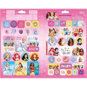 Adesivo Princesas Duplo 01 Folhas Tilibra 356549