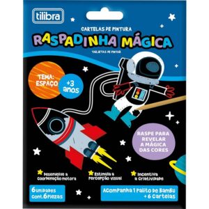 Cartela Pintura Raspadinha Mágica Espaço Tilibra 353060