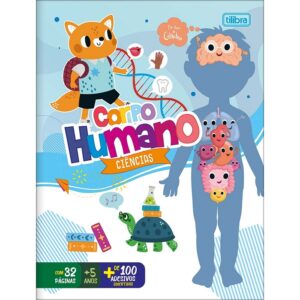 Caderno Cartilha Ciências Corpo Humano 16 Folhas Tilibra 355038