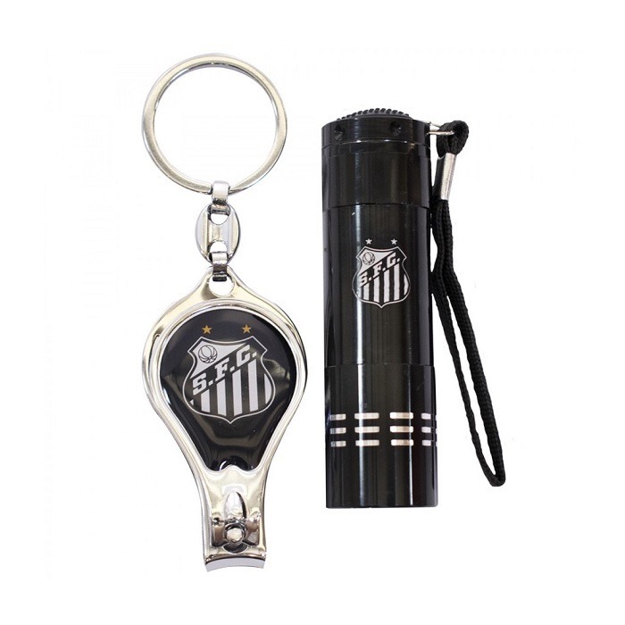 Chaveiro Cortador De Unhas + Lanterna Mileno Santos JY1016CZ4