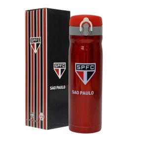 Garrafa Mileno Térmica Aço Inox São Paulo 420ml QH0432