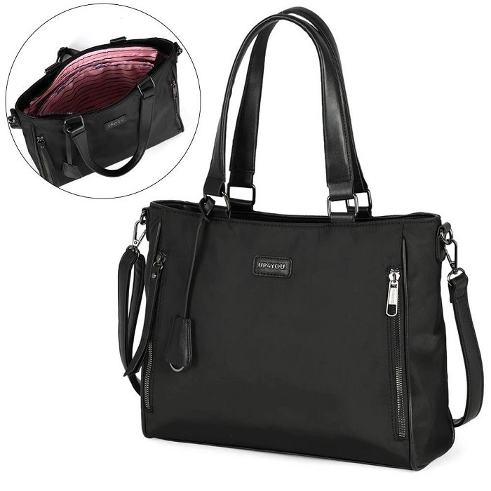 Bolsa Feminina Com Alça Up4you Preto Luxcel BU78759PT - Imagem 4