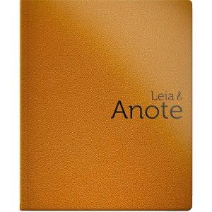 Livro Biblia NVT Leia E Anote Luxo Laranja Editora Geográfica 117009