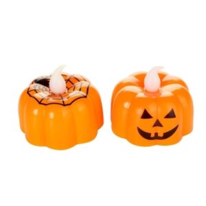 Halloween Vela LED Abobora 4x4,5cm All Seasons 900316
