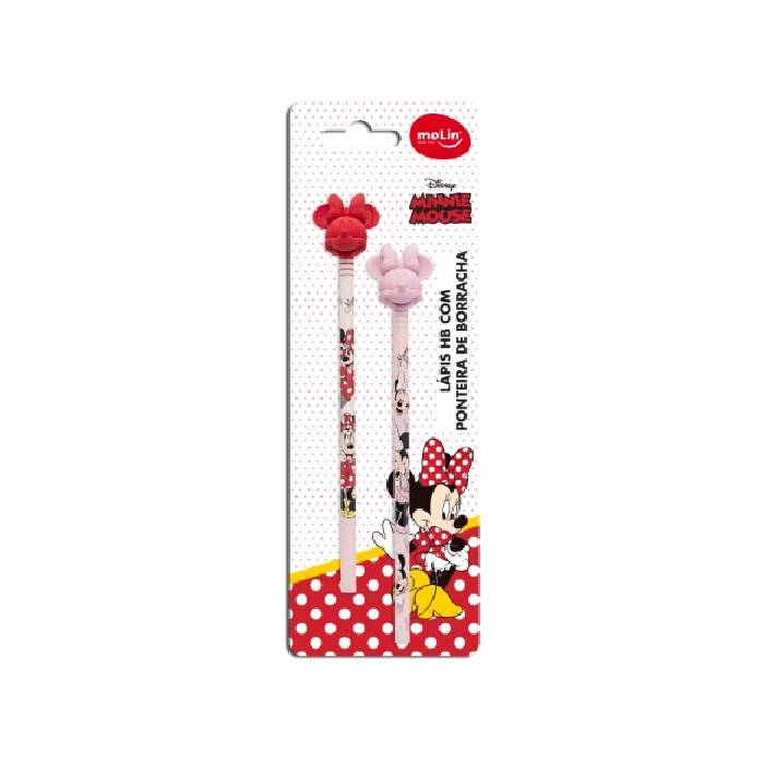 Kit Escolar Molin Minnie C/ Ponteira Borracha 22342