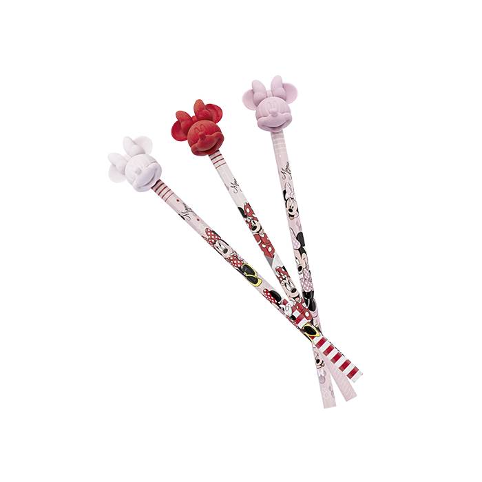 Kit Escolar Molin Minnie C/ Ponteira Borracha 22342 - Imagem 2