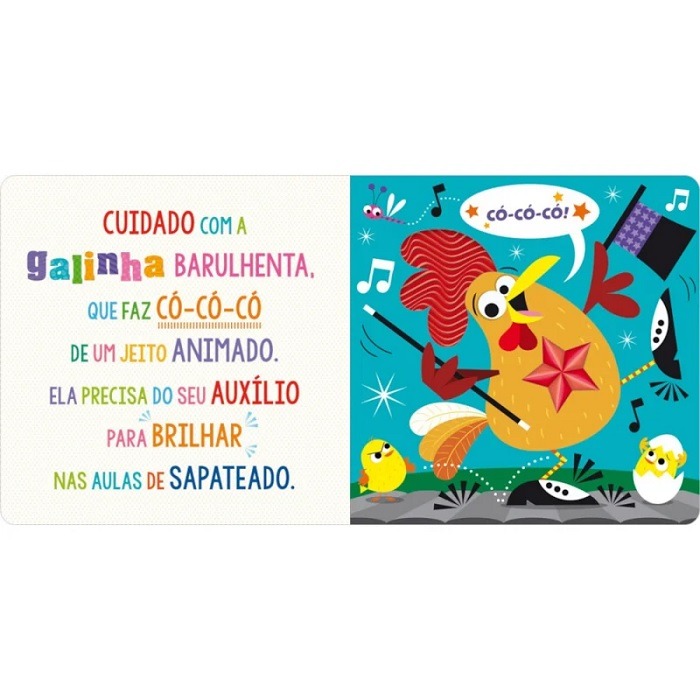 Livro Infantil Cuidado Com A Galinha E Seus Amigos Ciranda Cultural - Imagem 2
